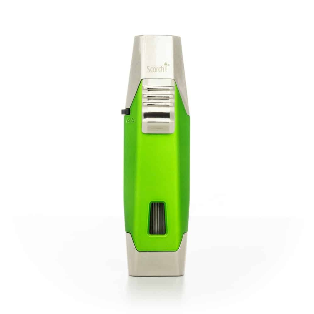 Scorch Torch Shifter - Adjustable Dual Jet Flame Lighter - Green image
