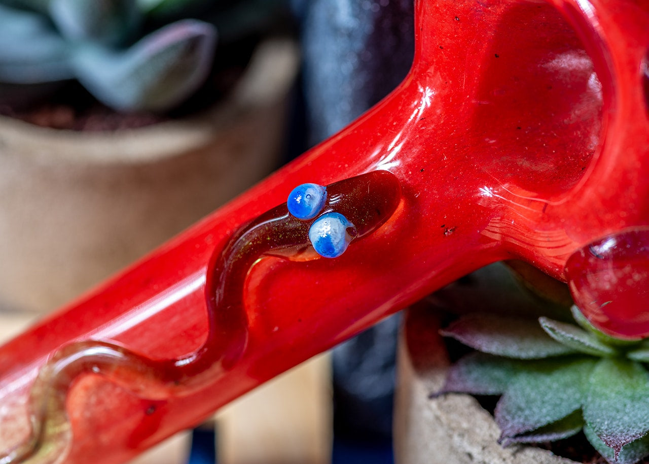 4.5" Googly Eye Reptile Spoon Pipe image 9