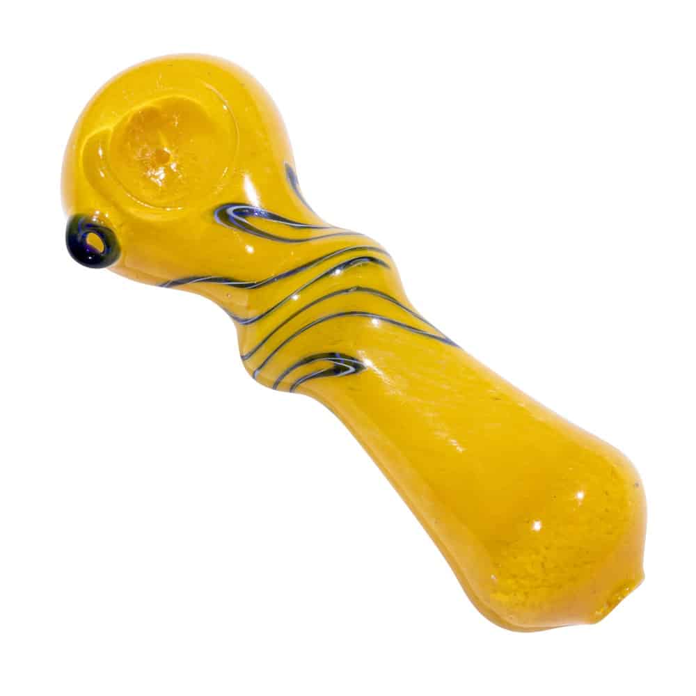 4" Glass Spoon Pipe image 12