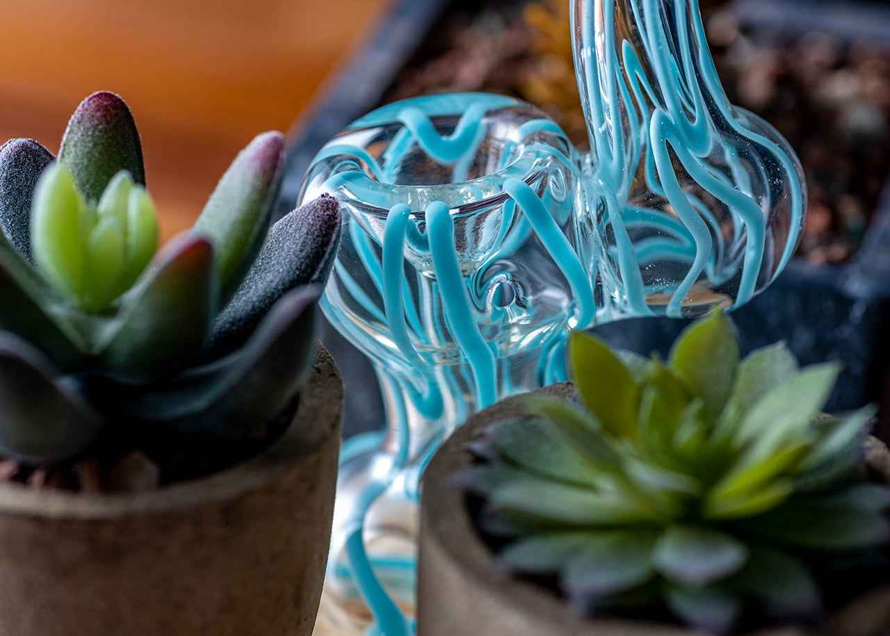 6" Swirl Rod Mini Bubbler