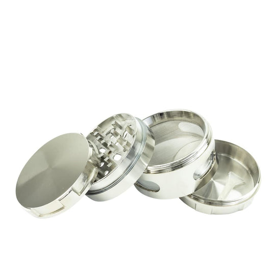 Oval Windowed 4-Piece Grinder - 63mm image 1