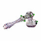 6" Color Swirl Fumed Hammer Bubbler image 0