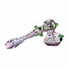 6" Color Swirl Fumed Hammer Bubbler image 0
