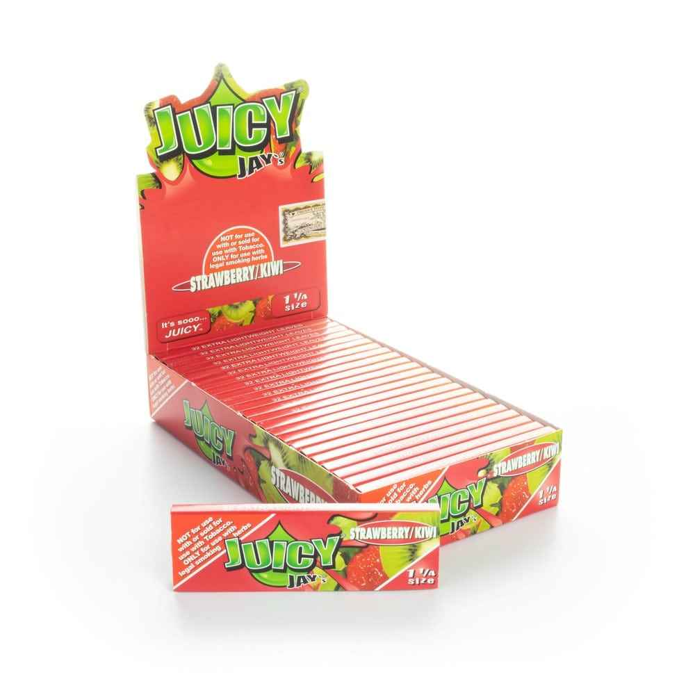 Juicy Jay's Rolling Papers - Strawberry Kiwi - 1 1/4"
