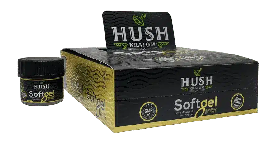 Hush Kratom Soft Gel 15ct image 0
