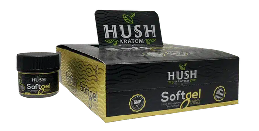 Hush Kratom Soft Gel 15ct image 0
