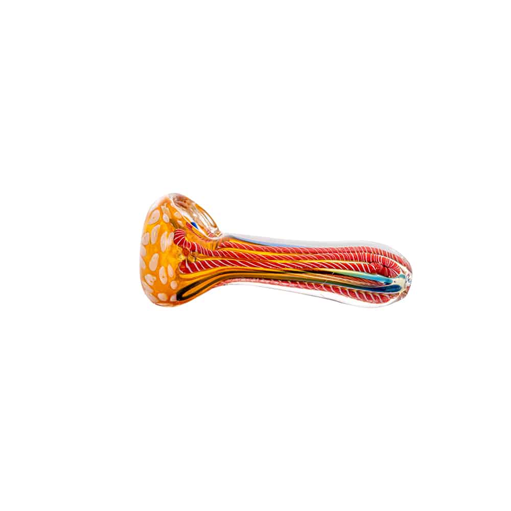 3.5" Gold Fumed Honey Spoon Pipe image 3