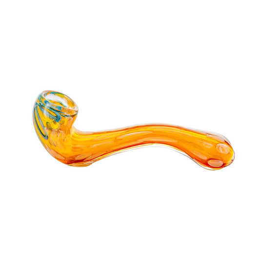 4.5" Gold Fumed Spots Sherlock Pipe image 0
