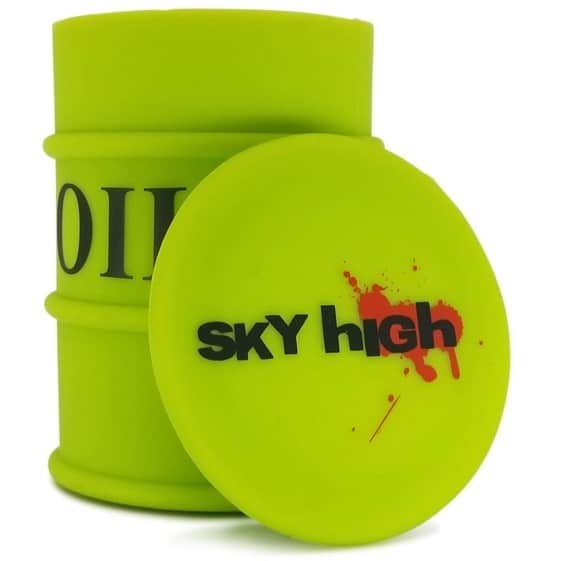 Sky High Silicone Oil Barrel - Green, Large image