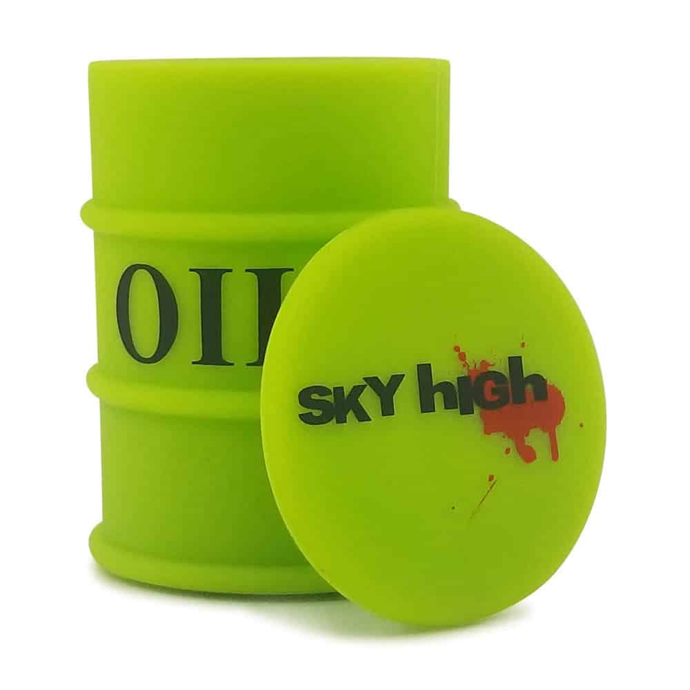 Sky High Silicone Oil Barrel - Green, Small image
