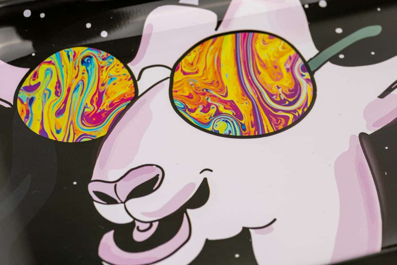 Funky Goat Rolling Tray image 4