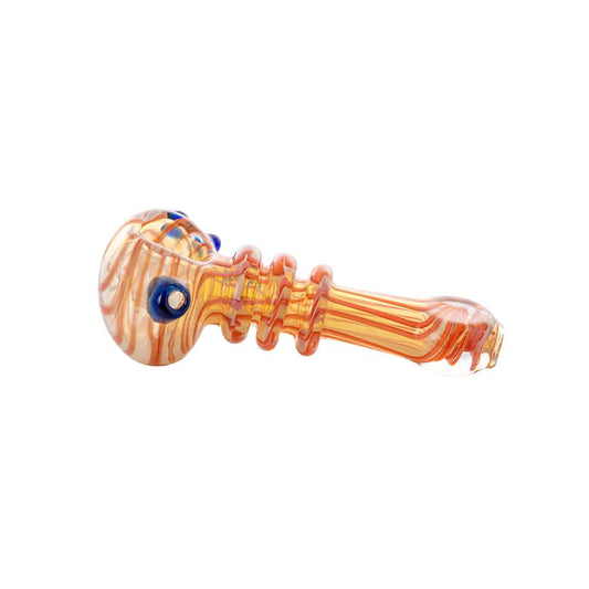 4" Silver Fumed Spoon Pipe image 1