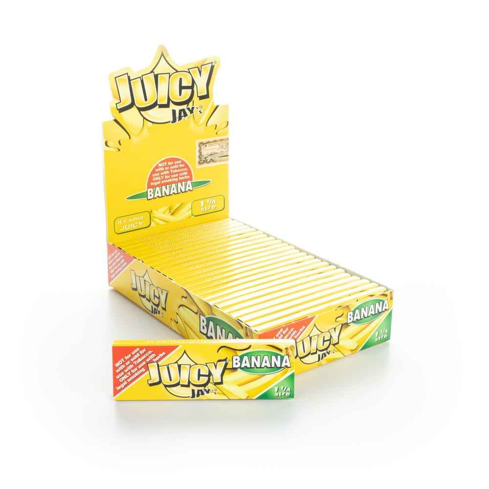 Juicy Jay's Rolling Papers - Banana - 1 1/4"