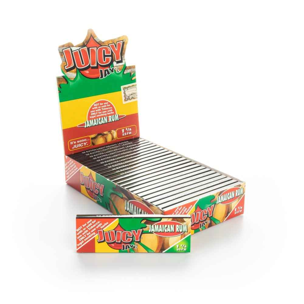 Juicy Jay's Rolling Papers - Jamaican Rum - 1 1/4"