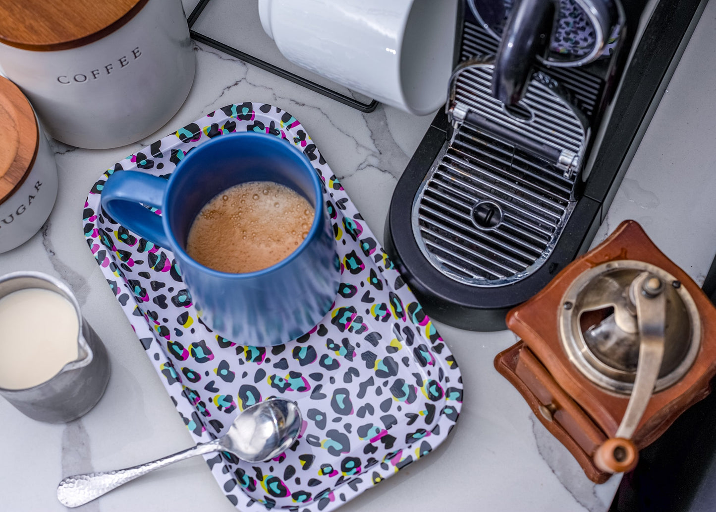 Puff Plate - '80s Leopard Print Rolling Tray image 4