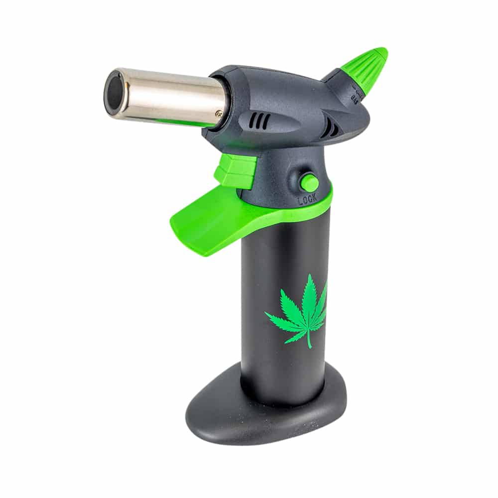 Scorch Torch - 8" Heavy Duty Torch - Green Leaf Design image 0
