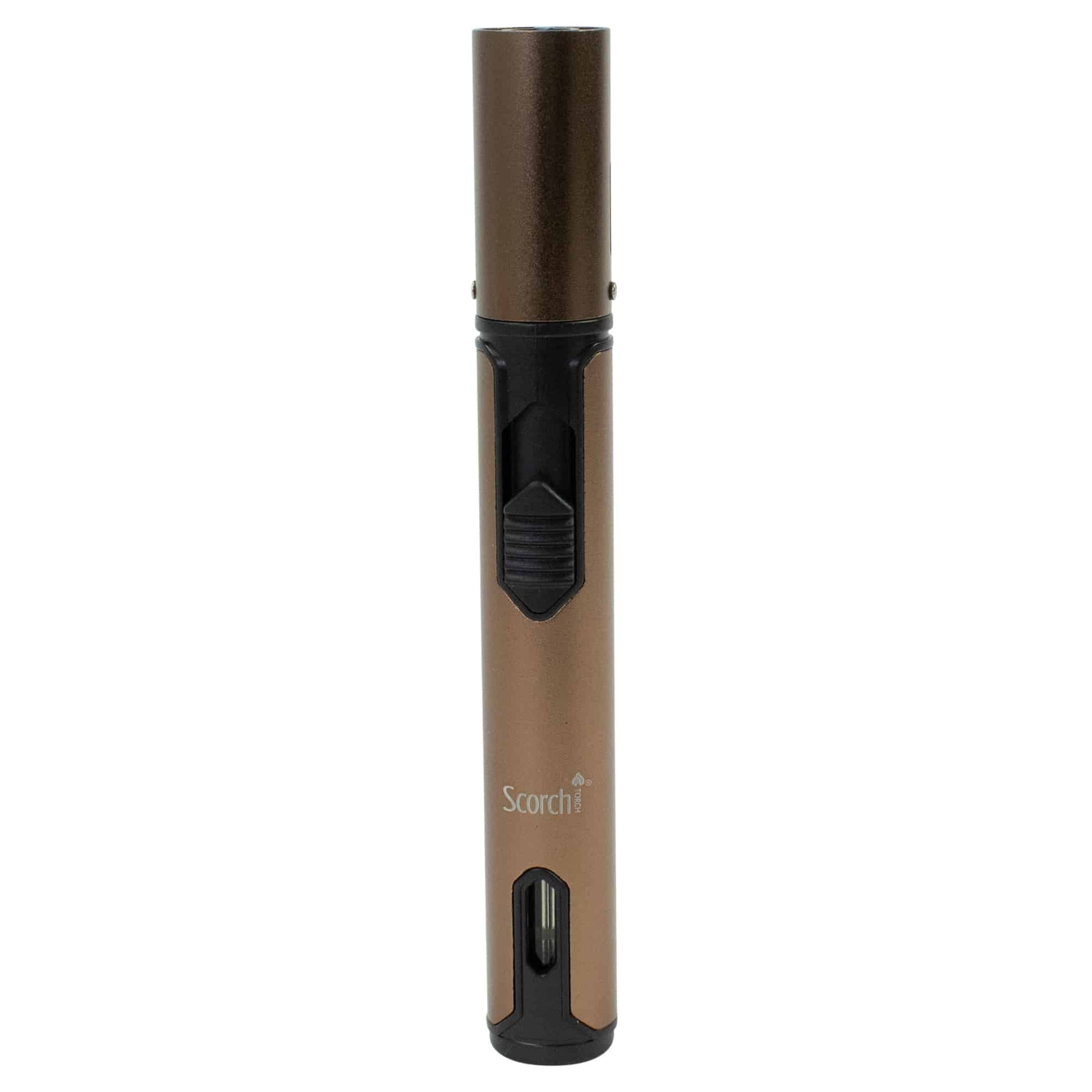 Scorch Torch Slim Pencil - Single Jet Flame Lighter - Brown image