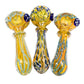 4" Gold Fumed Ring Spoon Pipe image 0