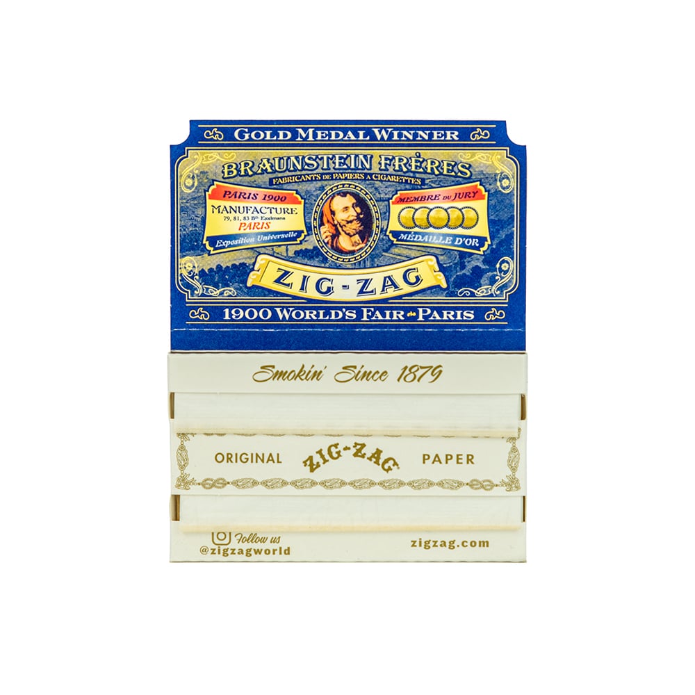 Zig-Zag Original White Rolling Papers - Single Wide image 2