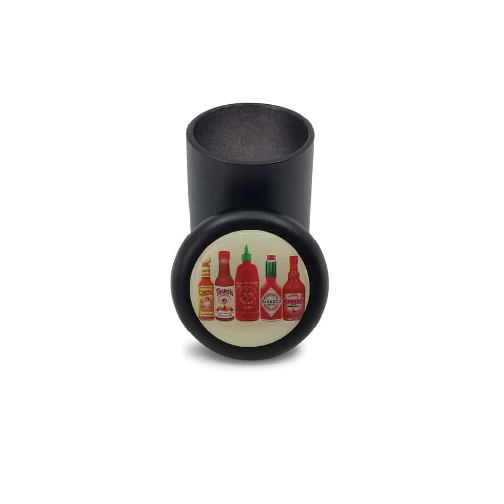 Sky High Black UV Storage Jar - Hot Sauce image 0