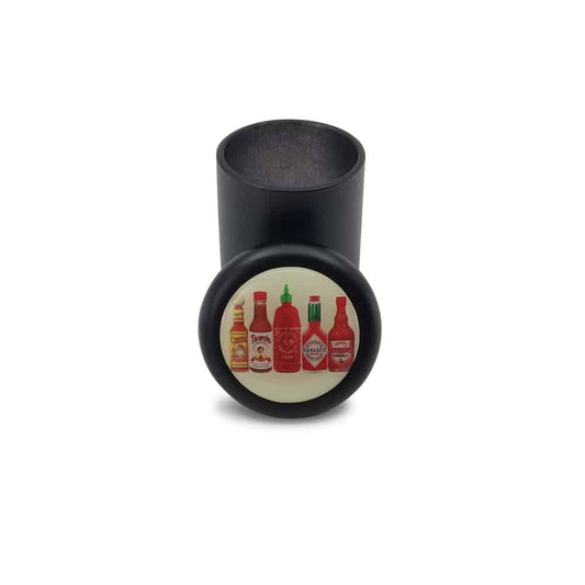 Sky High Black UV Storage Jar - Hot Sauce image 0