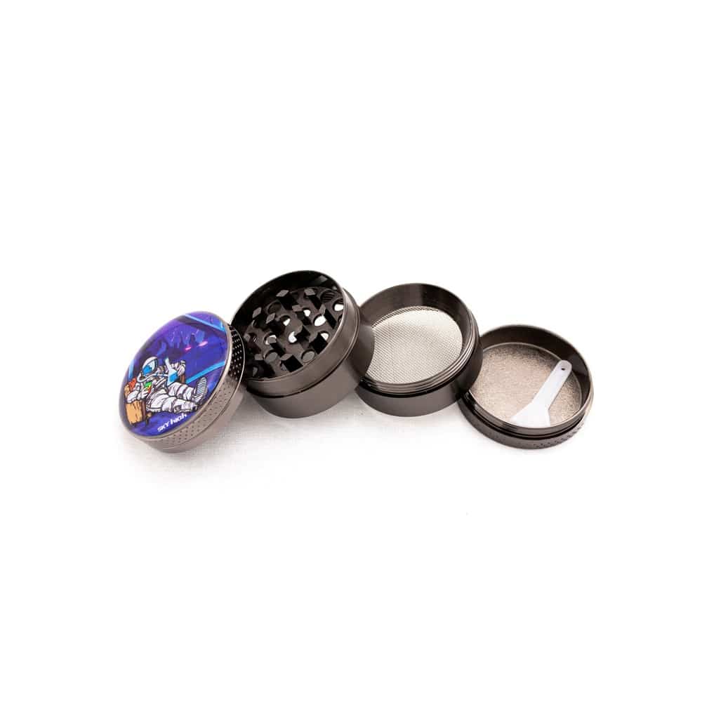 Sky High 4-Piece Herb Grinder - Astronaut - 40mm image