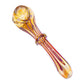 4.5" Gold Fumed Swirl Sherlock Pipe image 3