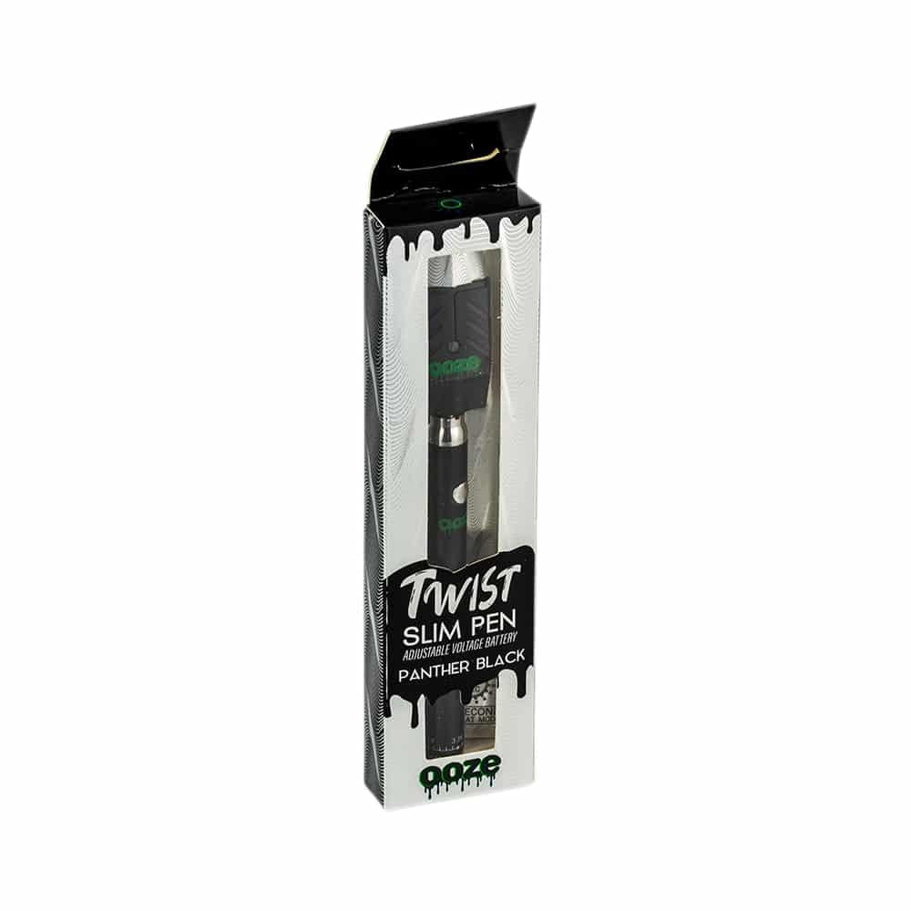 Ooze Slim Pen TWIST Battery w/ USB Charger - 510 Threading - Panther Black image