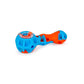 4.5" 3-Piece Silicone Stash Pipe - Mixed Colors image 2