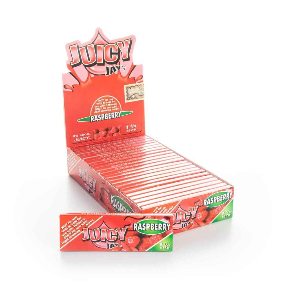 Juicy Jay's Rolling Papers - Raspberry - 1 1/4"
