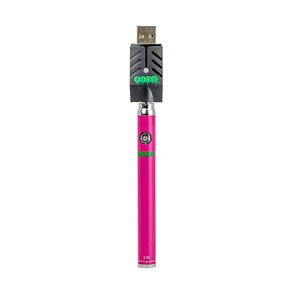Ooze Slim Pen TWIST Battery w/ USB Charger - 510 Threading - Pink image