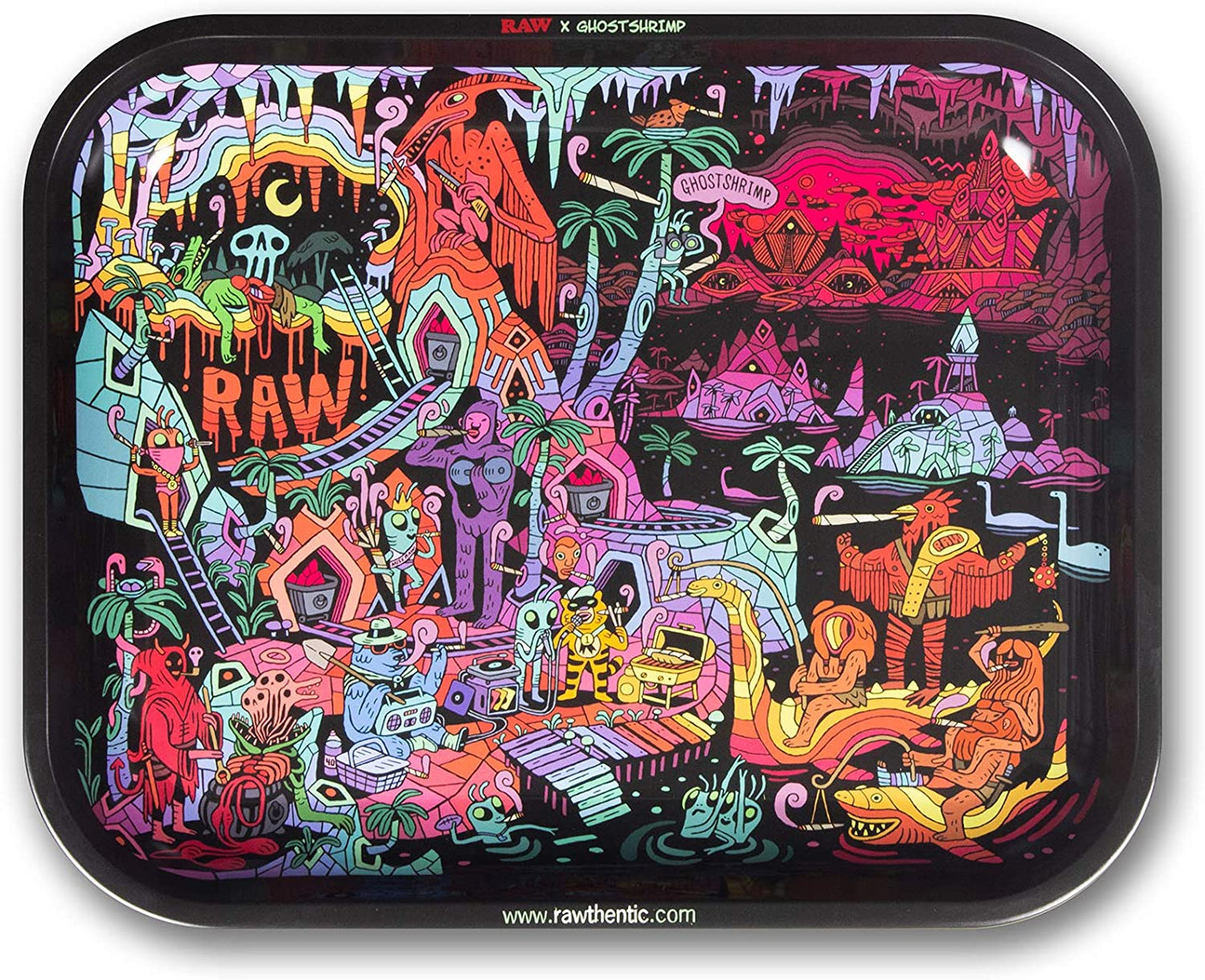 RAW Rolling Tray - Ghostshrimp image 0