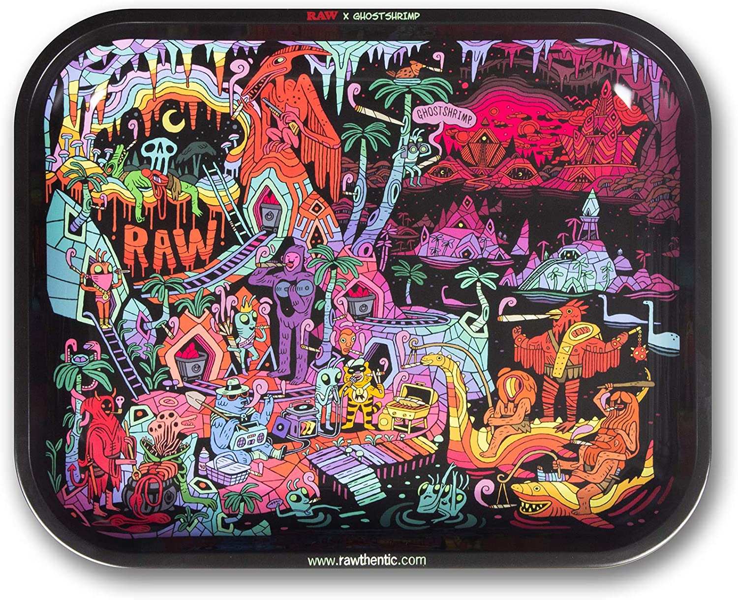 RAW Rolling Tray - Ghostshrimp image 0