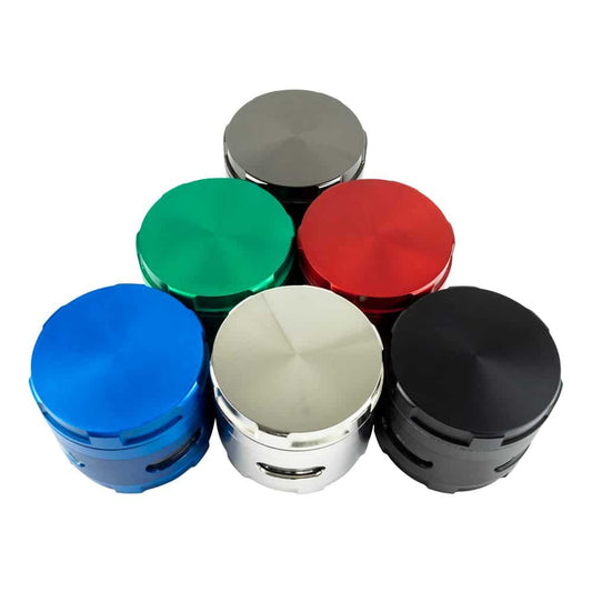Oval Windowed 4-Piece Grinder - 63mm image 0