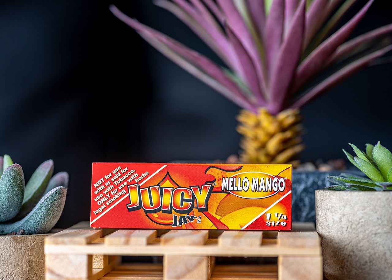 Juicy Jay's Rolling Papers - Mello Mango - 1 1/4"