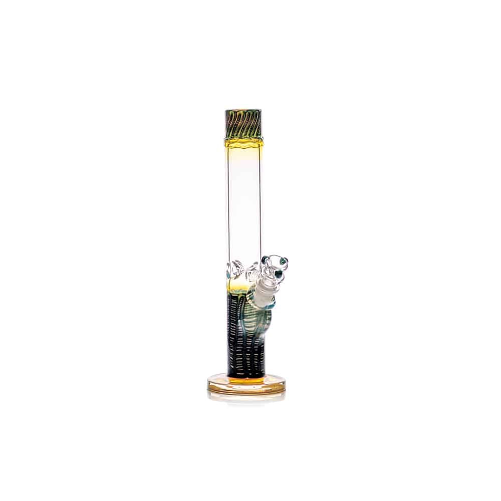 HVY Glass 10" Raked Straight Tube Bong image 1