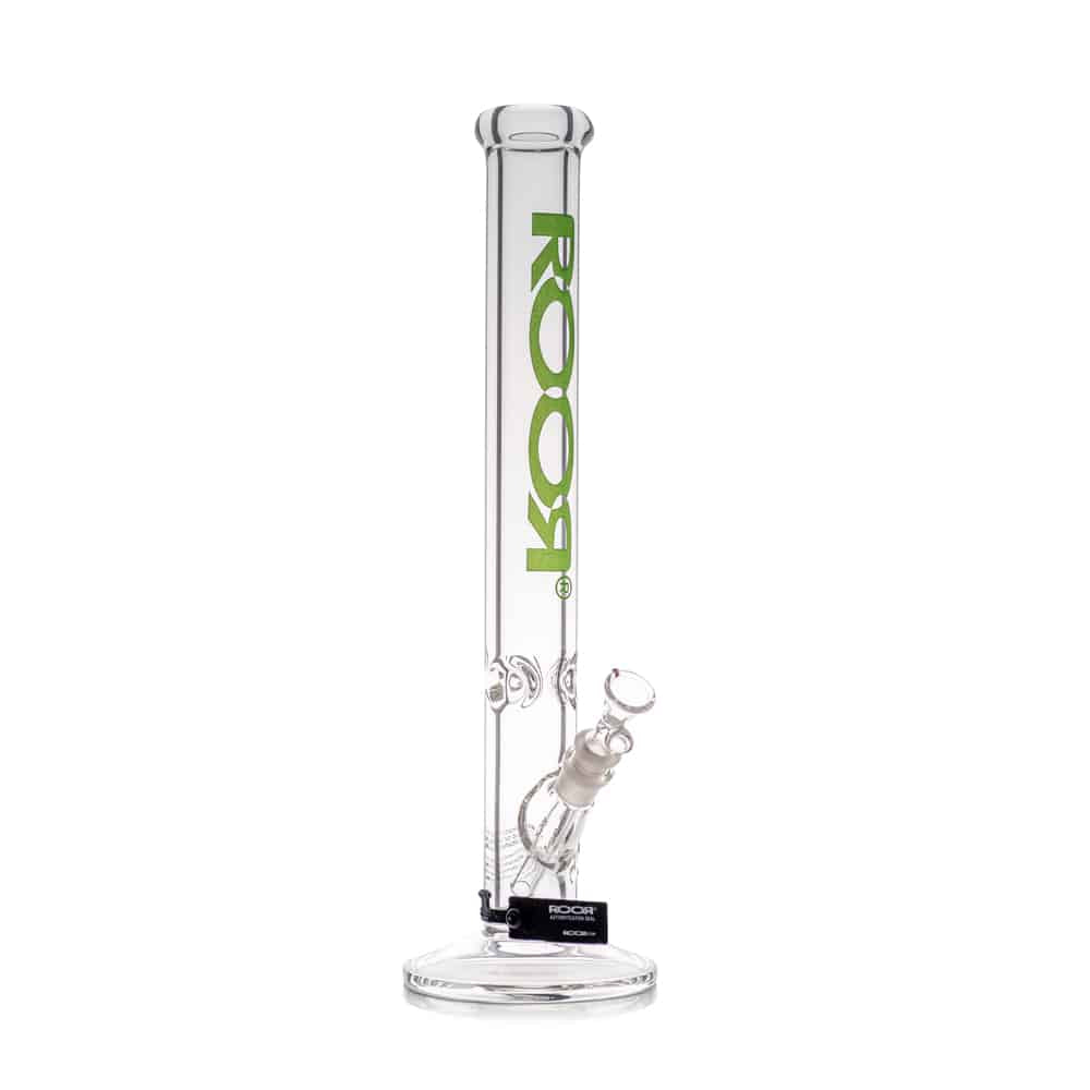 RooR 18" Straight Tube Bong - Green image 1