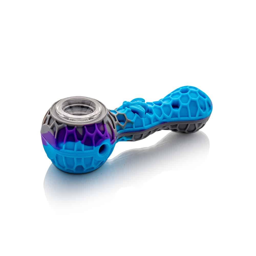 4.25" Honeybee Silicone Stash Pipe image 0