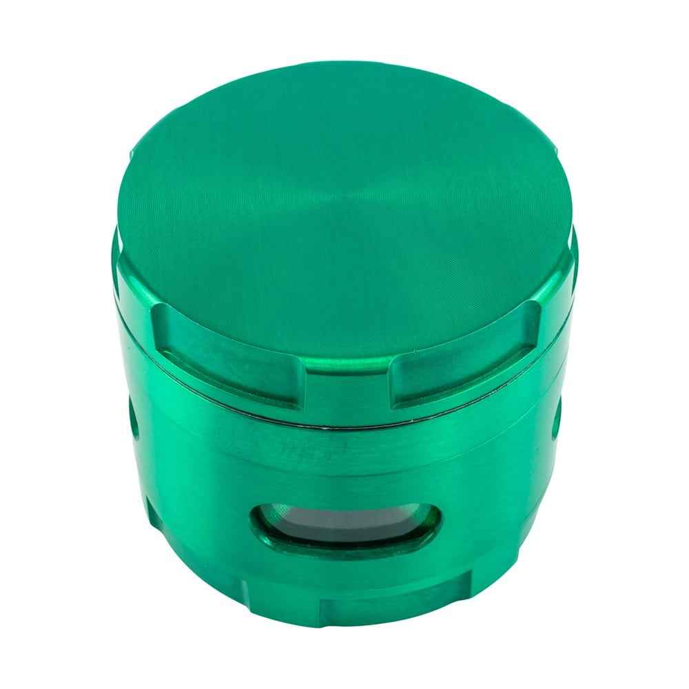 Oval Windowed 4-Piece Grinder - 63mm