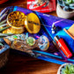 3.5" Gold & Silver Fumed Honeycomb Locket Spoon Pipe image 4