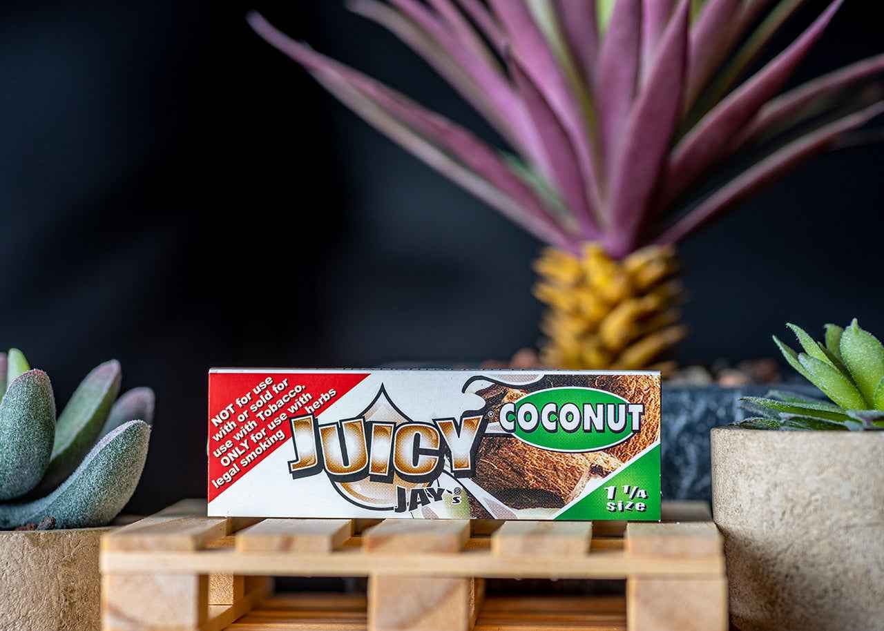 Juicy Jay's Rolling Papers - Coconut - 1 1/4"