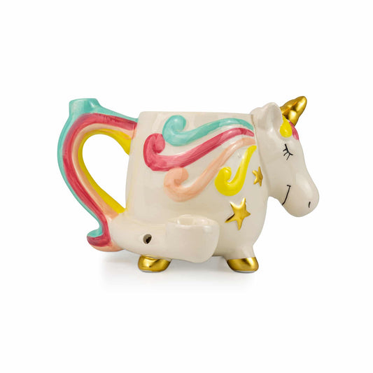 Ceramic Coffee Mug Pipe - 10.5oz Unicorn image 0