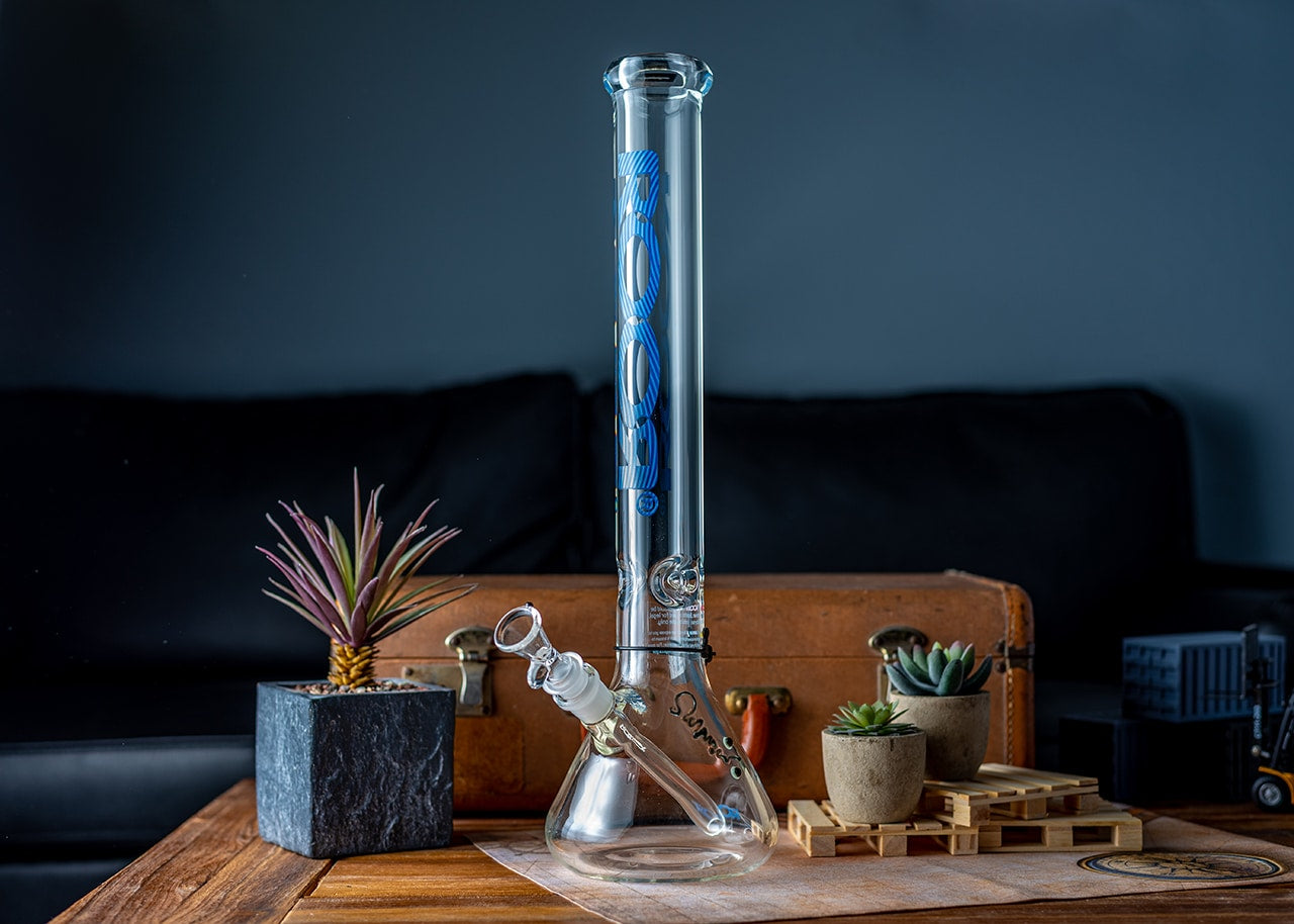 RooR 18" Beaker Bong - Blue image 4