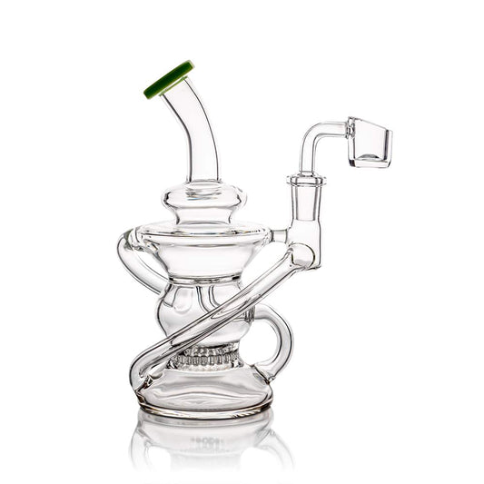6.5" Honeycomb Recycler Dab Rig image 0