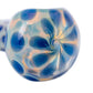 4" Silver Fumed Colorful Dotted Spoon Pipe image 4