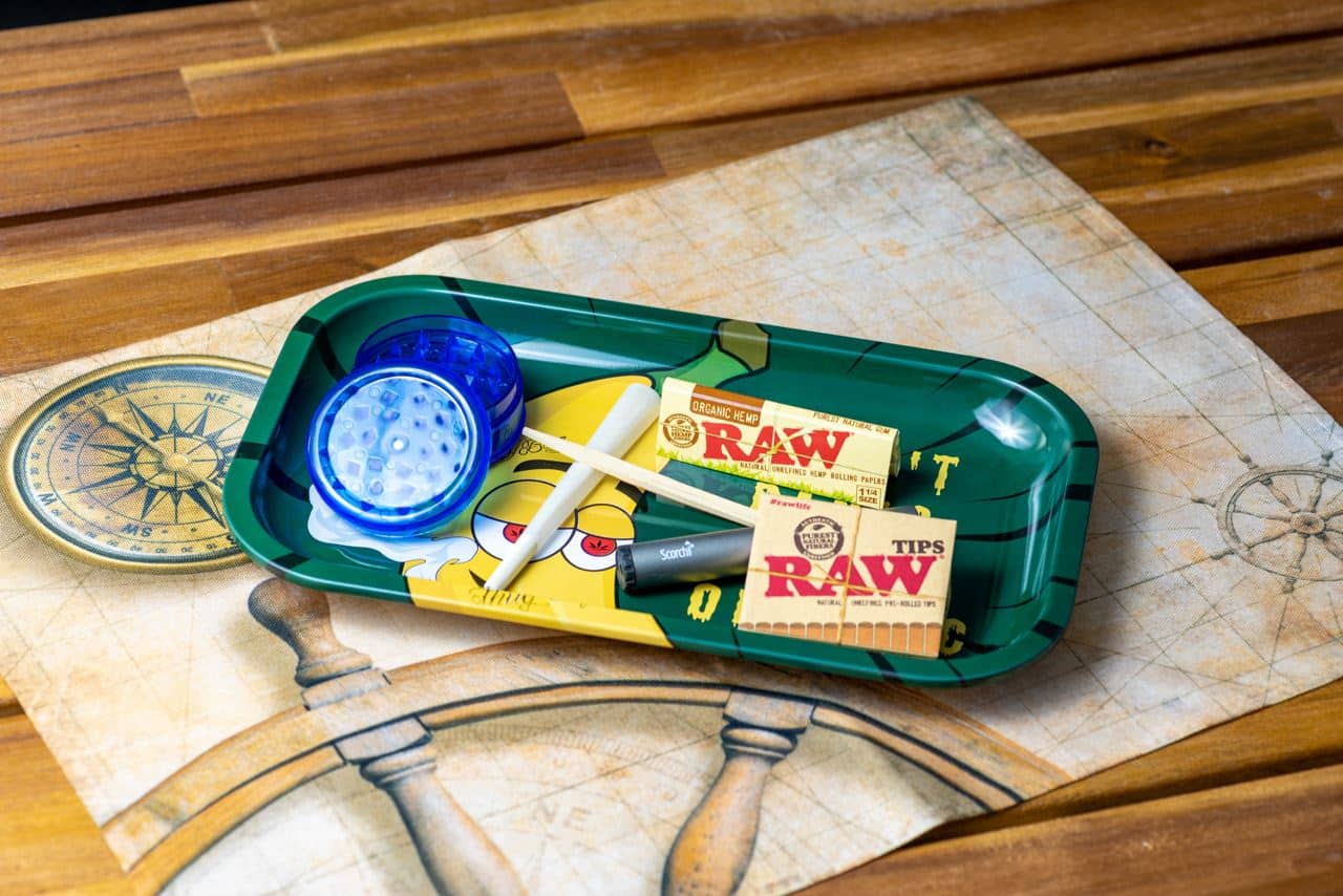 "Don't Panic, It's Organic" Banana Rolling Tray image 5