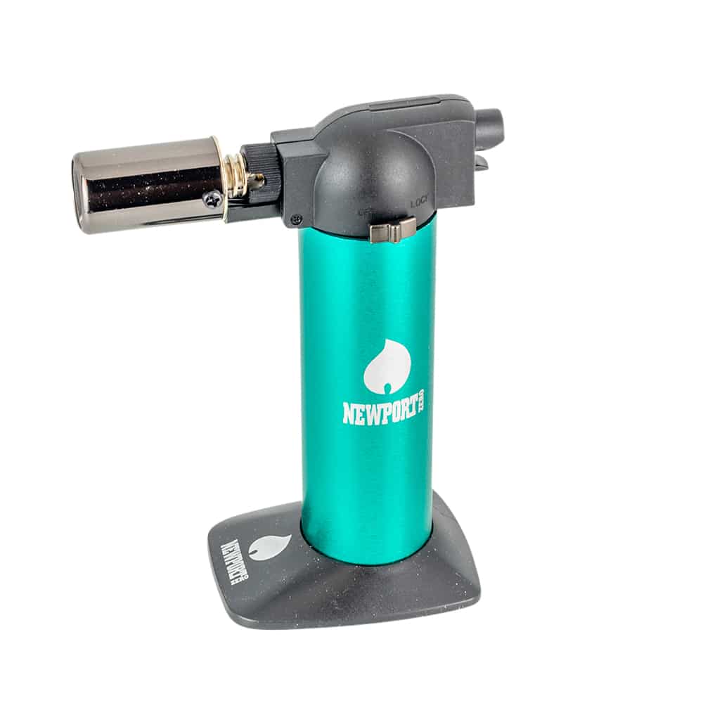 Newport Zero 6" Regular Torch Lighter - Cyan image
