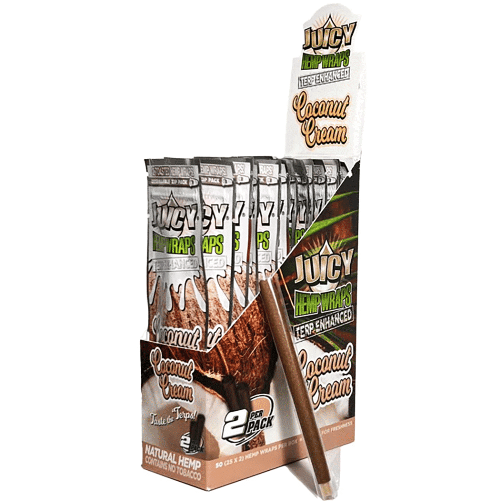 Juicy Jay Hemp Wraps - Coconut Cream image 0