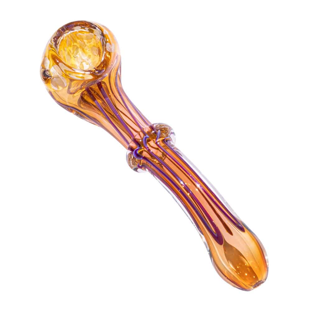 4.5" Gold Fumed Swirl Sherlock Pipe image 6