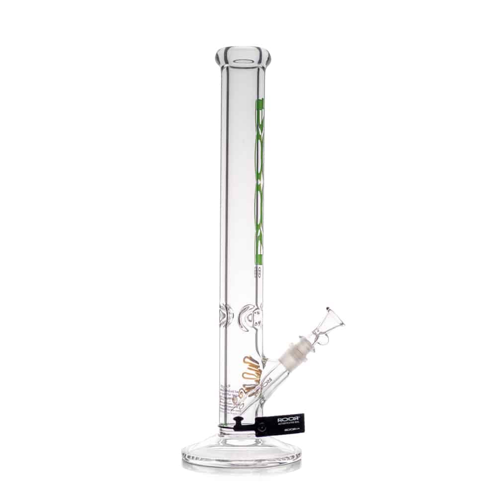 RooR 18" Straight Tube Bong - Green image 0